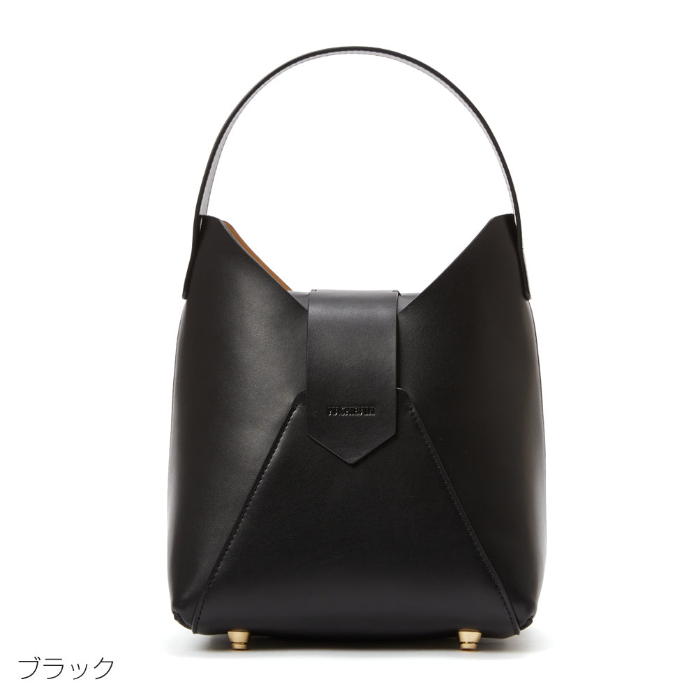 【Ha-1809-909 フェズ ワンハンドルバッグ】ブラック