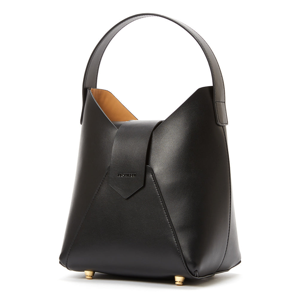 【Ha-1809-909 フェズ ワンハンドルバッグ】ブラック