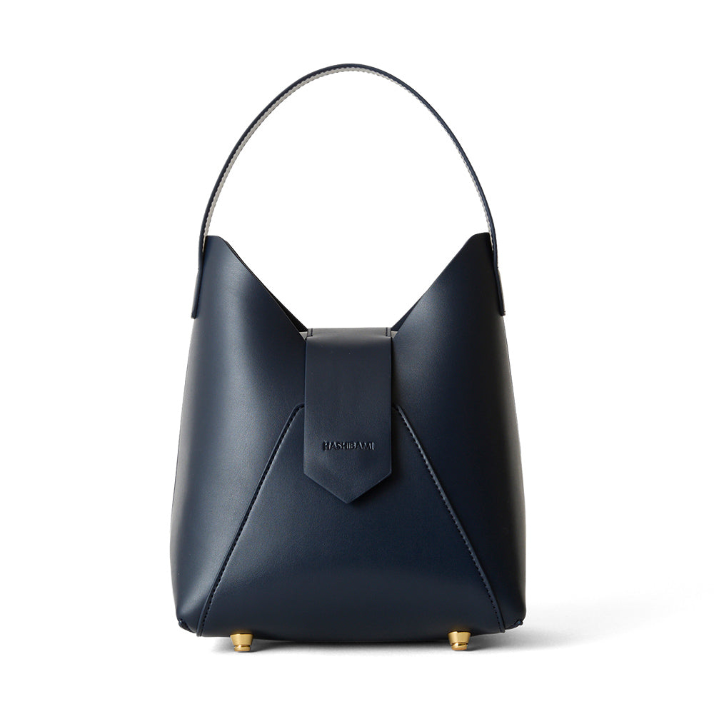 【Ha-1809-909 フェズ ワンハンドルバッグ】ネイビー