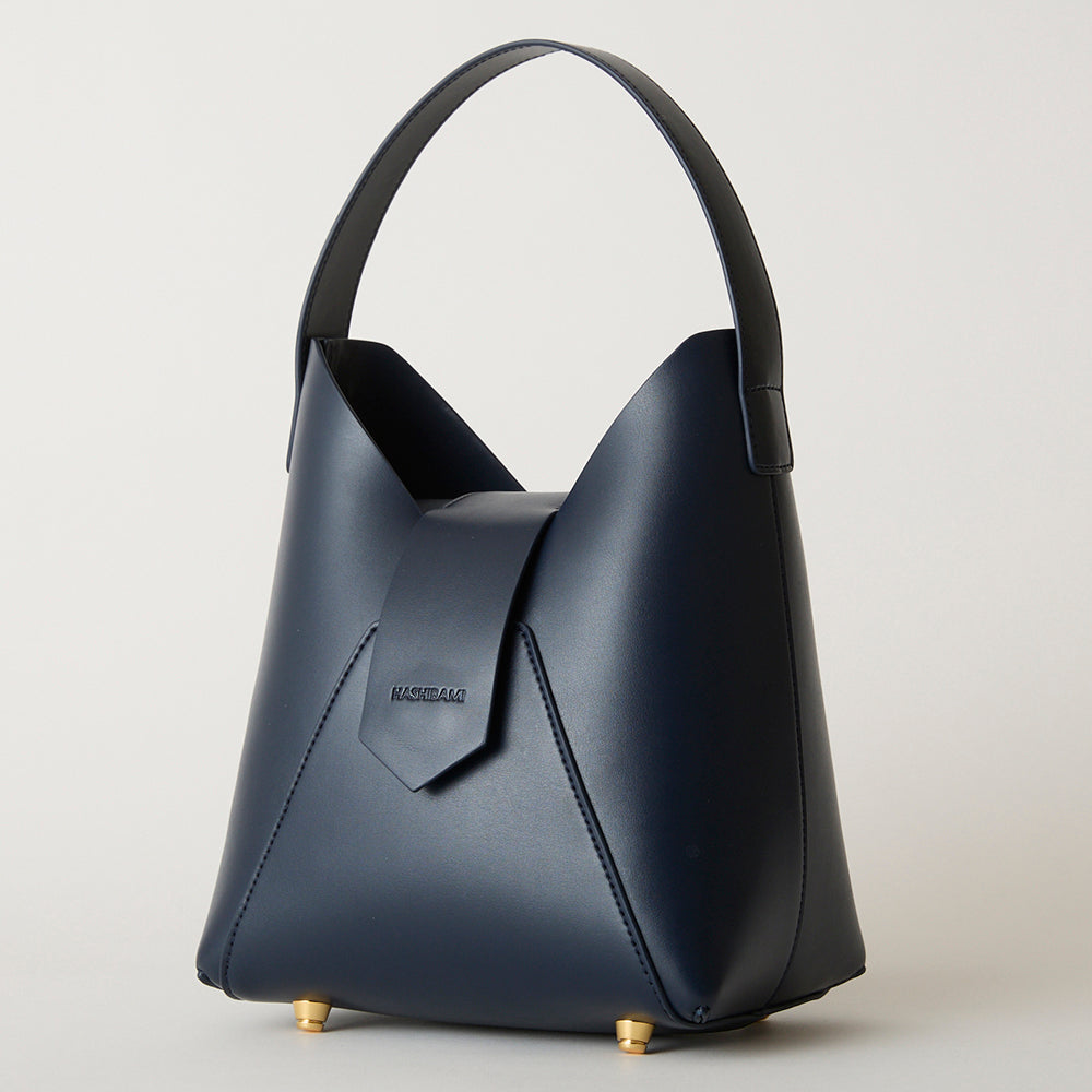 【Ha-1809-909 フェズ ワンハンドルバッグ】ネイビー