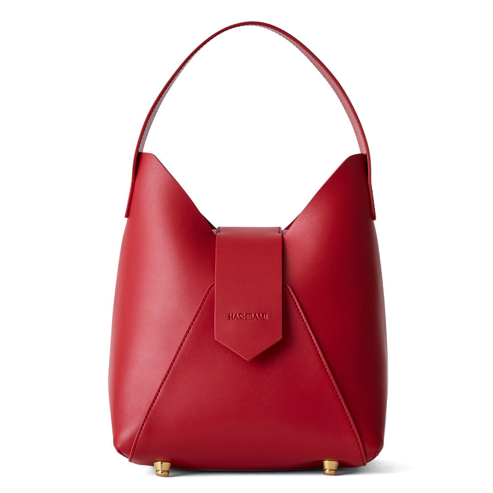 【Ha-1809-909 フェズ ワンハンドルバッグ】レッド