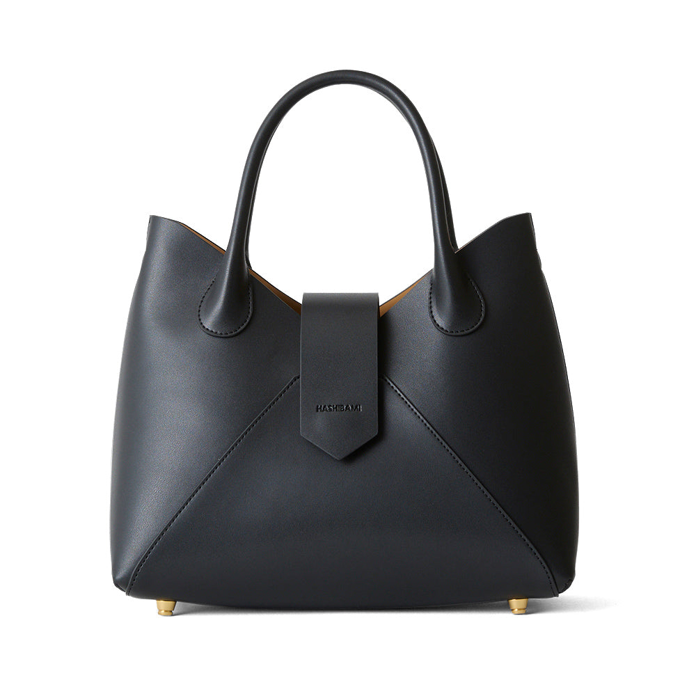 【Ha-2504-100 フェズ ハンドバッグ】ブラック