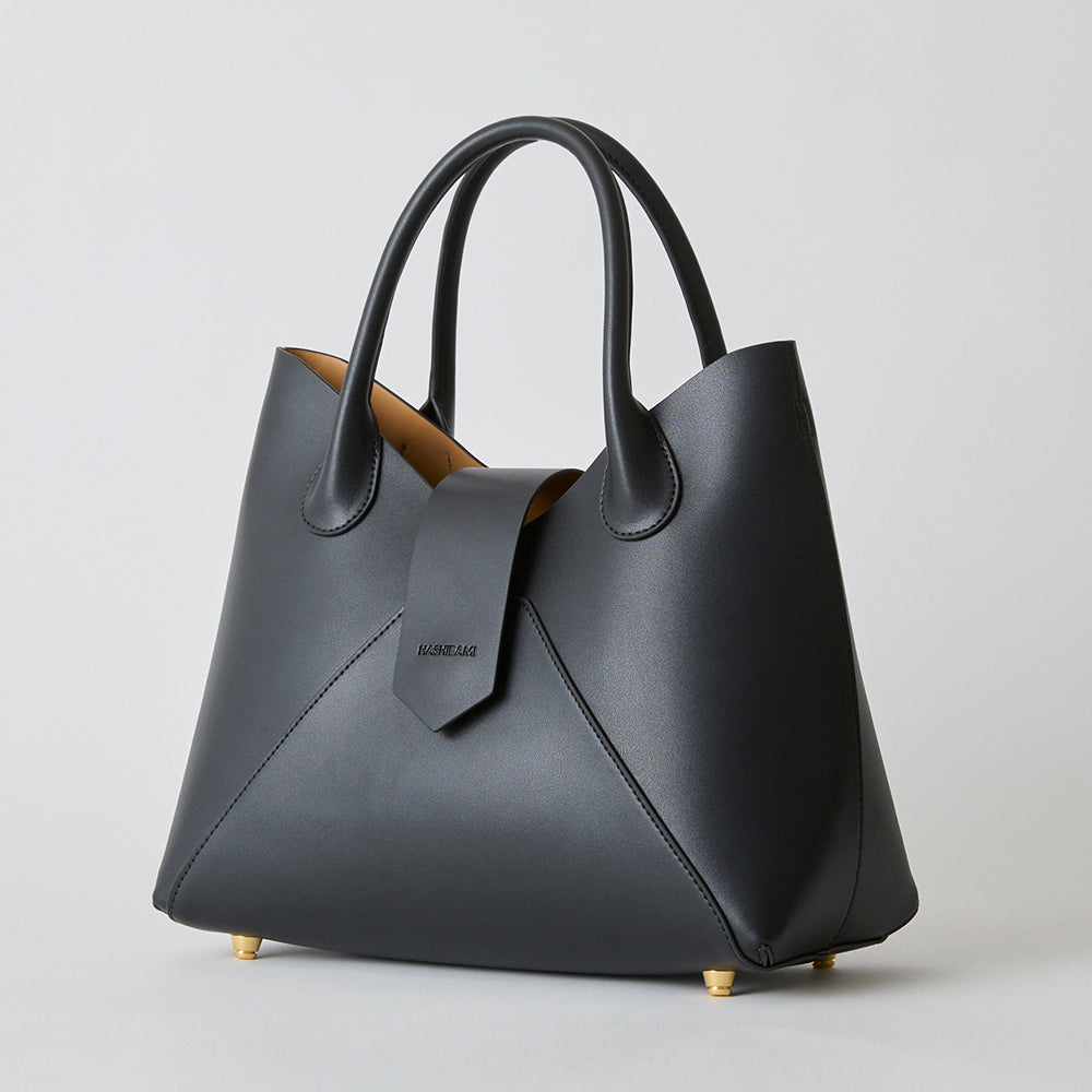 【Ha-2504-100 フェズ ハンドバッグ】ブラック