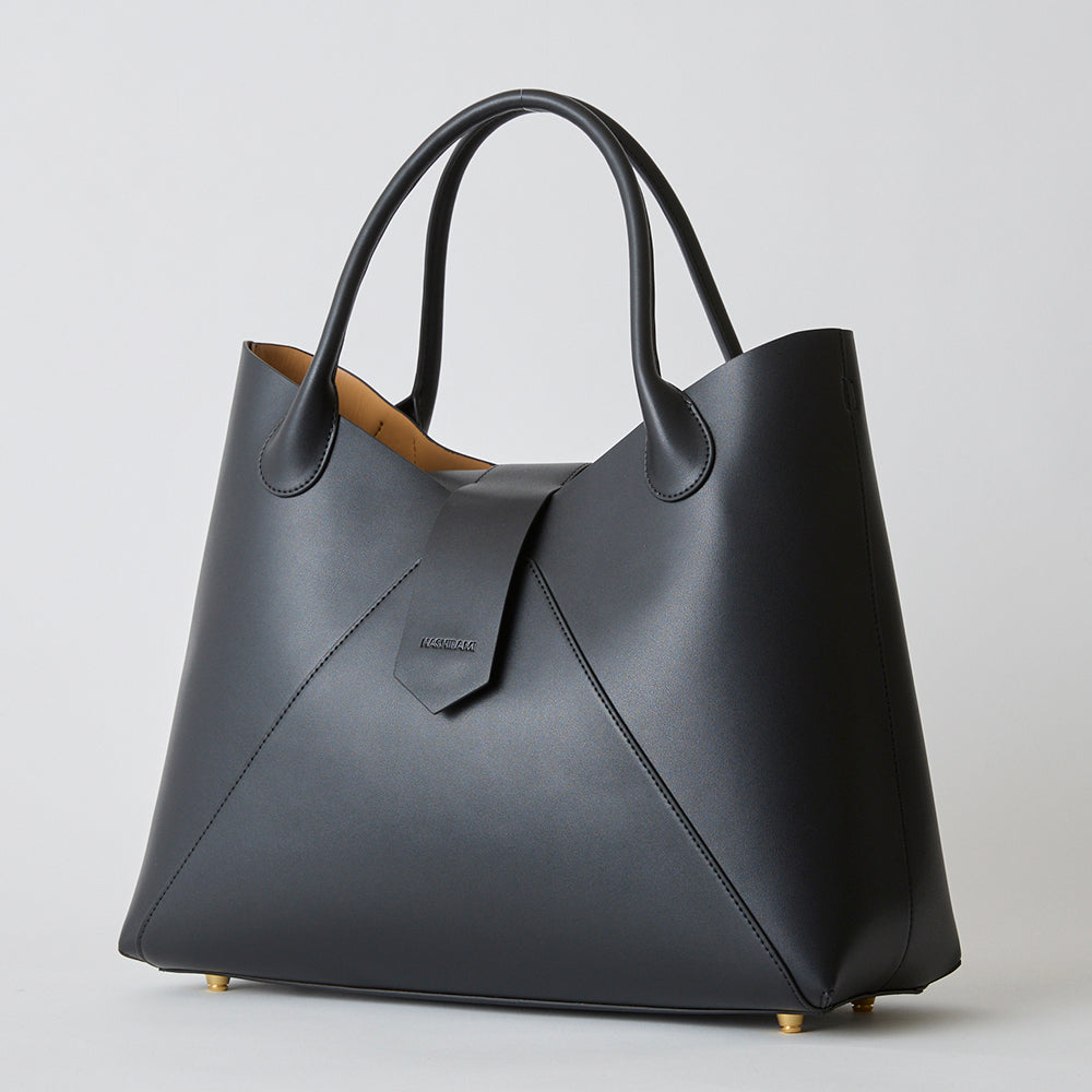 【Ha-2504-101 フェズ ヨコナガ A4バッグ】ブラック