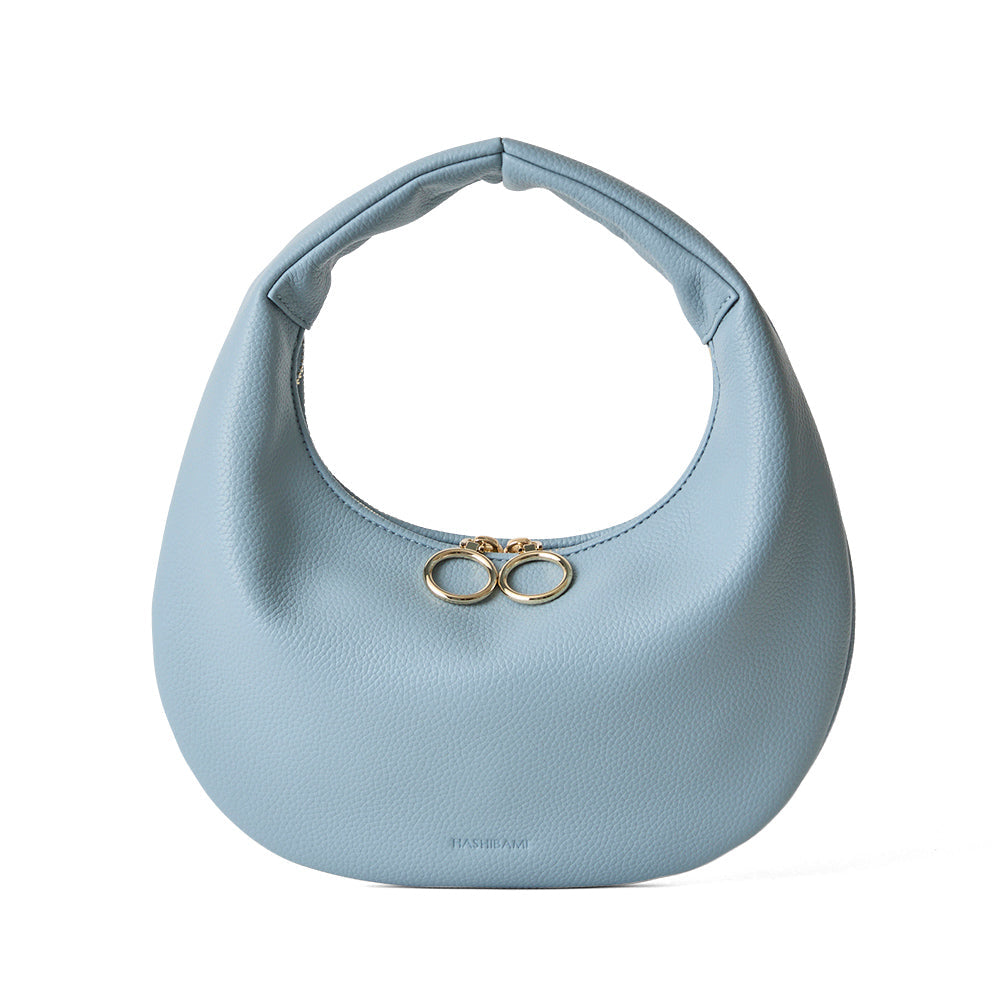 【Ha-2504-110 HB ラウンドバッグ】ペールブルー