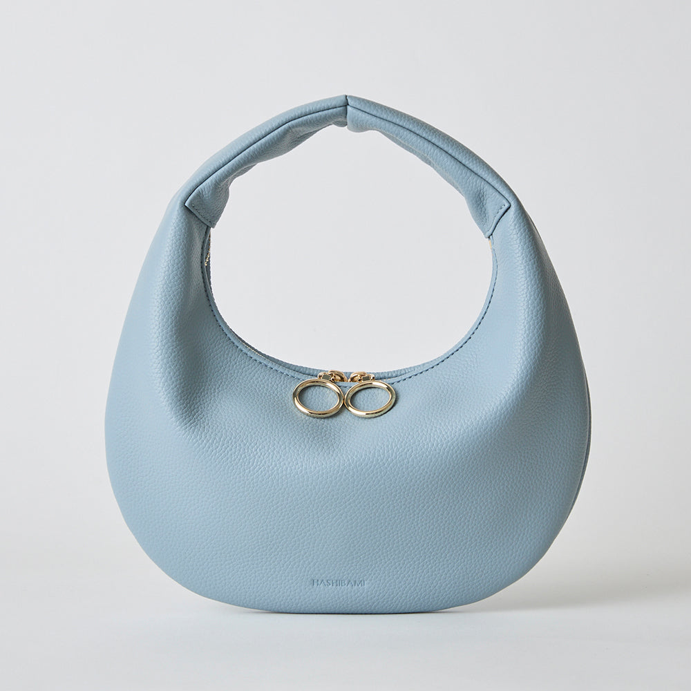 【Ha-2504-110 HB ラウンドバッグ】ペールブルー