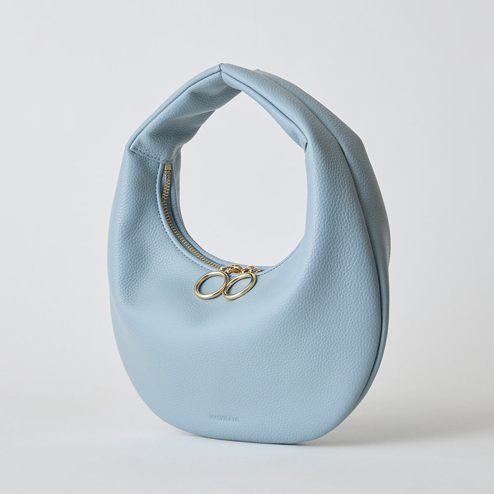 【Ha-2504-110 HB ラウンドバッグ】ペールブルー