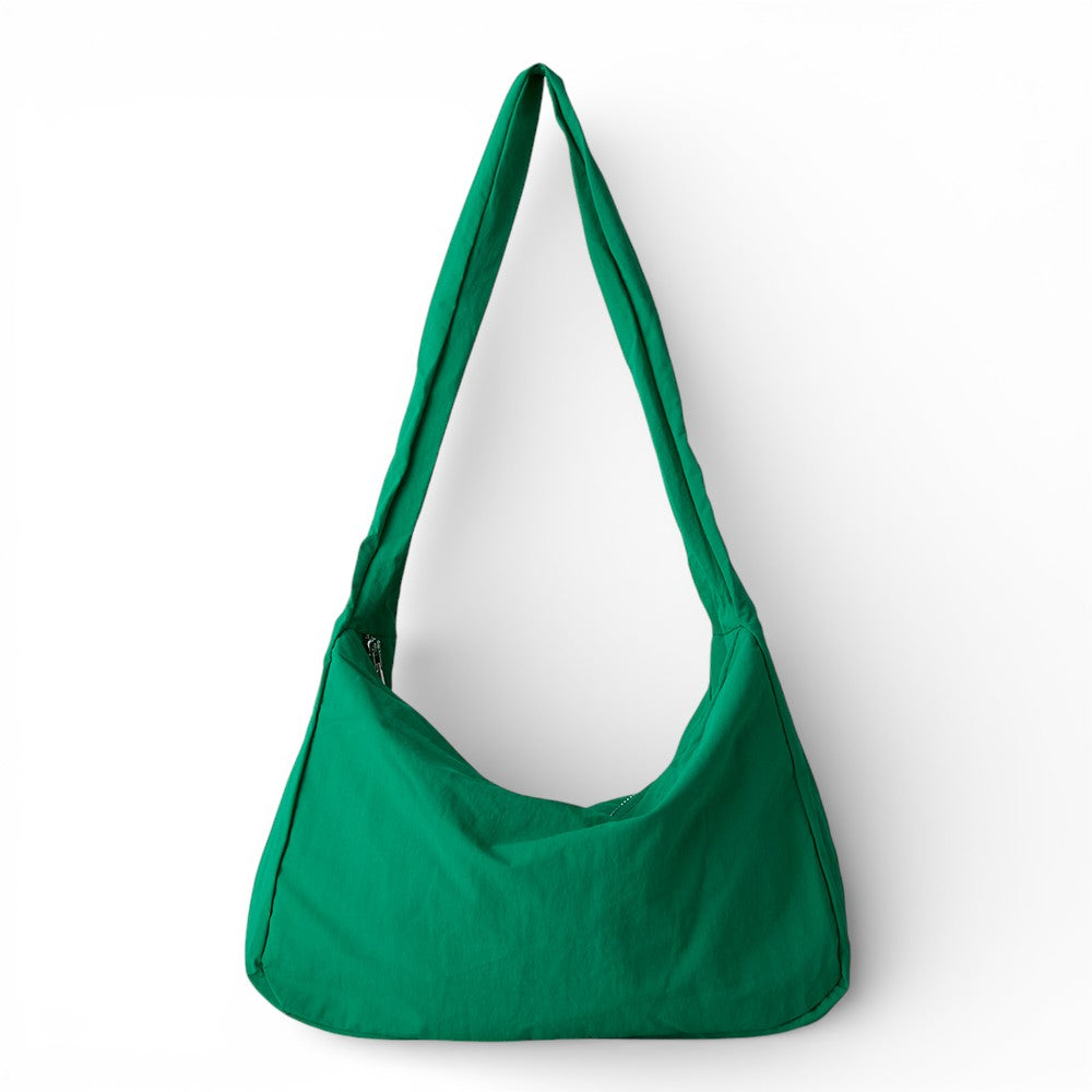 【MUR25004 ナイロンビッグショルダーバッグ】グリーン